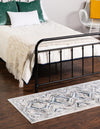 Savannah Elegance Collection Area Rug -  Tybee (Gray Blue) Runner Gray Blue  lifestyle 29
