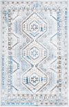 Savannah Elegance Collection Area Rug -  Tybee (Aqua Blue) Rectangle Aqua Blue  lifestyle 2