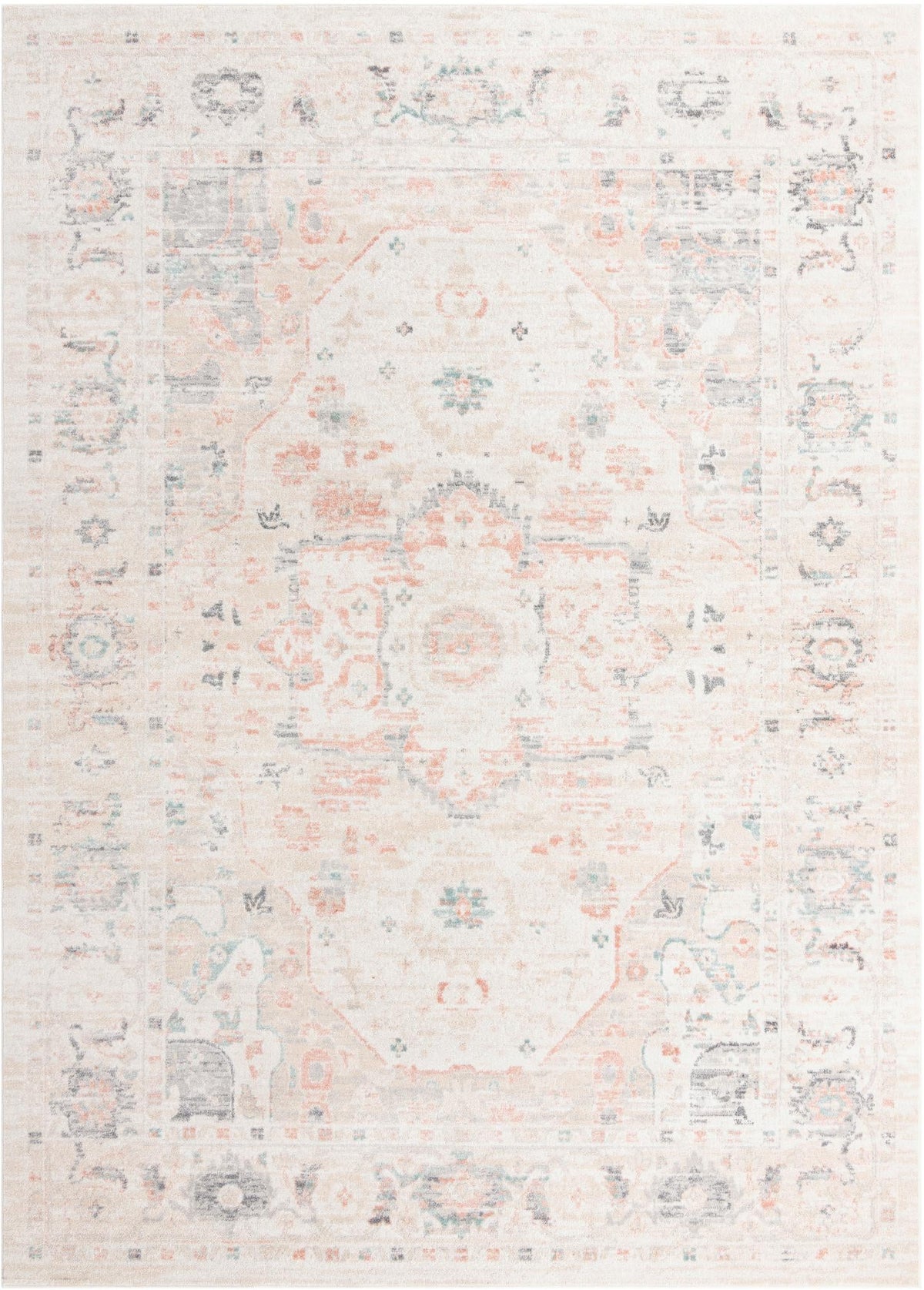 Parisian Elegance Collection Area Rug - Versailles (Ivory) Rectangle Ivory  lifestyle 2