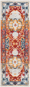 Parisian Elegance Collection Area Rug - Versailles (Rust Red) Runner Rust Red  lifestyle 20