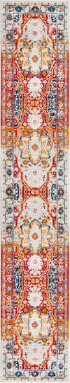 Parisian Elegance Collection Area Rug - Versailles (Rust Red) Runner Rust Red  lifestyle 50