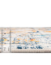 Parisian Elegance Collection Area Rug - Versailles (Teal) Round Teal  lifestyle 29