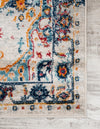 Parisian Elegance Collection Area Rug - Versailles (Teal) Octagon Teal  lifestyle 23