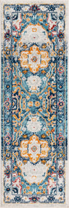 Parisian Elegance Collection Area Rug - Versailles (Teal) Runner Teal  lifestyle 15