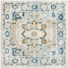 Parisian Elegance Collection Area Rug - Versailles (Gray) Square Gray  lifestyle 51