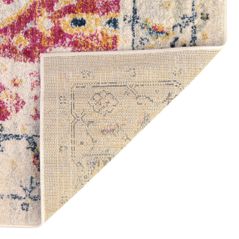 Parisian Elegance Collection Area Rug - Versailles (Pink Gray) Rectangle Pink Gray  lifestyle 8