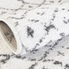 Marrakesh Lattice Collection Area Rug - Casablanca (Ivory Black) Rectangle Ivory Black  lifestyle 13