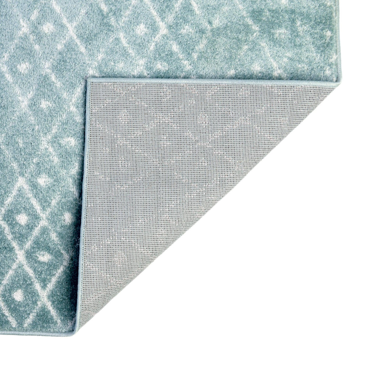 Marrakesh Lattice Collection Area Rug - Casablanca (Aqua) Rectangle Aqua  lifestyle 16