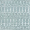 Marrakesh Lattice Collection Area Rug - Casablanca (Aqua) Square Aqua  lifestyle 25