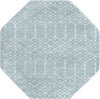 Marrakesh Lattice Collection Area Rug - Casablanca (Aqua) Octagon Aqua  lifestyle 27