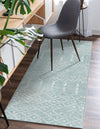 Marrakesh Lattice Collection Area Rug - Casablanca (Aqua) Runner Aqua  lifestyle 49