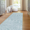 Marrakesh Lattice Collection Area Rug - Casablanca (Aqua) Runner Aqua  lifestyle 115