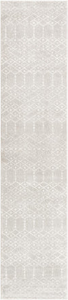 Marrakesh Lattice Collection Area Rug - Casablanca (Light Gray) Runner Light Gray  lifestyle 56