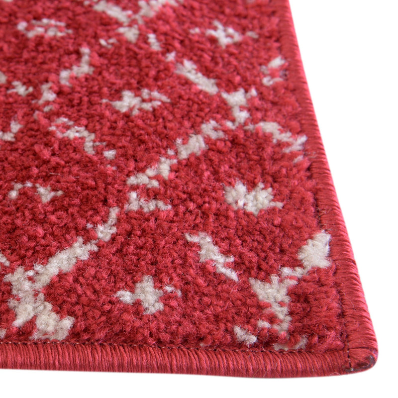 Marrakesh Lattice Collection Area Rug - Casablanca (Raspberry Pink) Rectangle Raspberry Pink  lifestyle 14