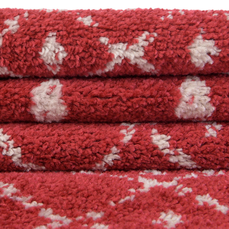 Marrakesh Lattice Collection Area Rug - Casablanca (Raspberry Pink) Rectangle Raspberry Pink  lifestyle 21
