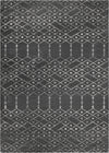 Marrakesh Lattice Collection Area Rug - Casablanca (Charcoal Gray) Rectangle Charcoal Gray Main