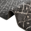 Marrakesh Lattice Collection Area Rug - Casablanca (Charcoal Gray) Rectangle Charcoal Gray  lifestyle 17