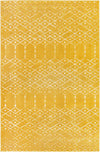 Marrakesh Lattice Collection Area Rug - Casablanca (Yellow) Rectangle Yellow  lifestyle 2