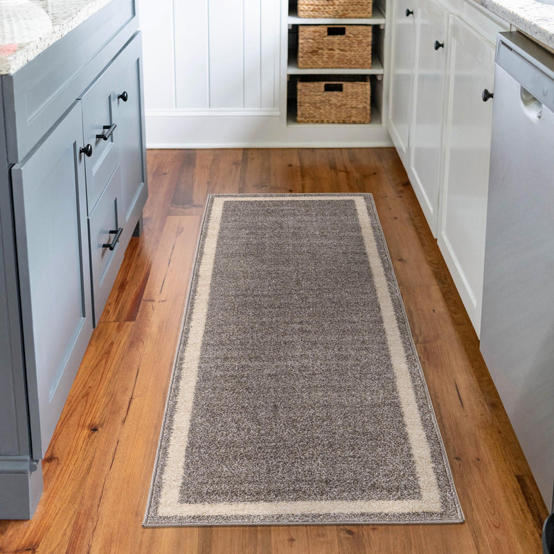 Studio Haven Collection Area Rug -  Alcove (Gray) Runner Gray  lifestyle 72