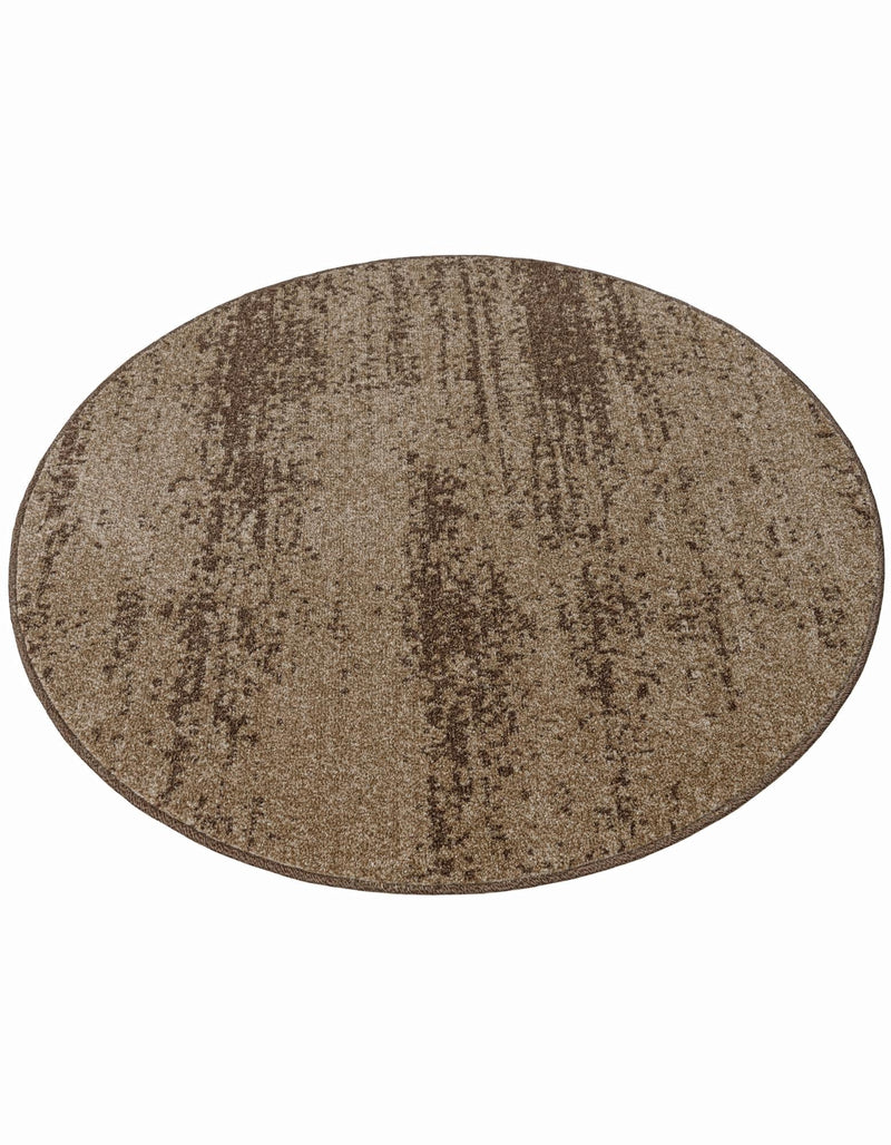 Studio Haven Collection Area Rug -  Gallery (Brown) Round Brown  lifestyle 50