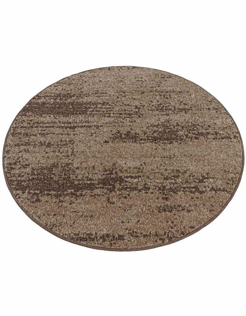 Studio Haven Collection Area Rug -  Gallery (Brown) Round Brown  lifestyle 51