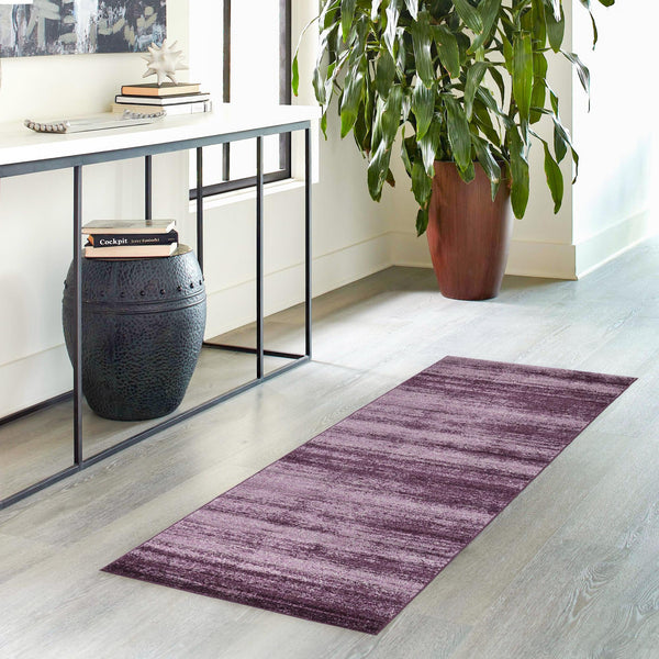 Studio Haven Collection Area Rug -  Gallery (Violet) Runner Violet  lifestyle 69