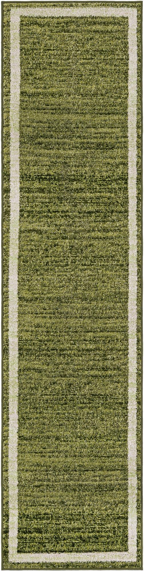 Studio Haven Collection Area Rug -  Alcove (Green) Runner Green  lifestyle 24