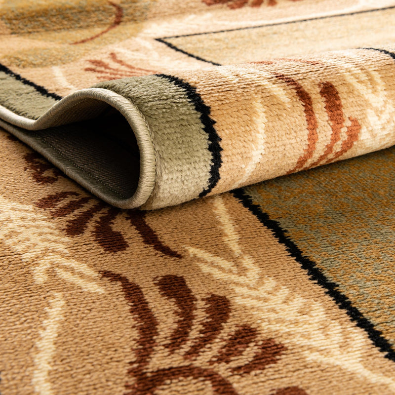 Frontier Trails Collection Area Rug - Redwood Rectangle Green  lifestyle 10