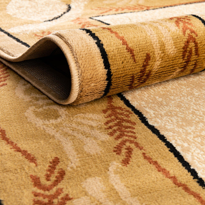 Frontier Trails Collection Area Rug - Redwood Rectangle Ivory Brown  lifestyle 11