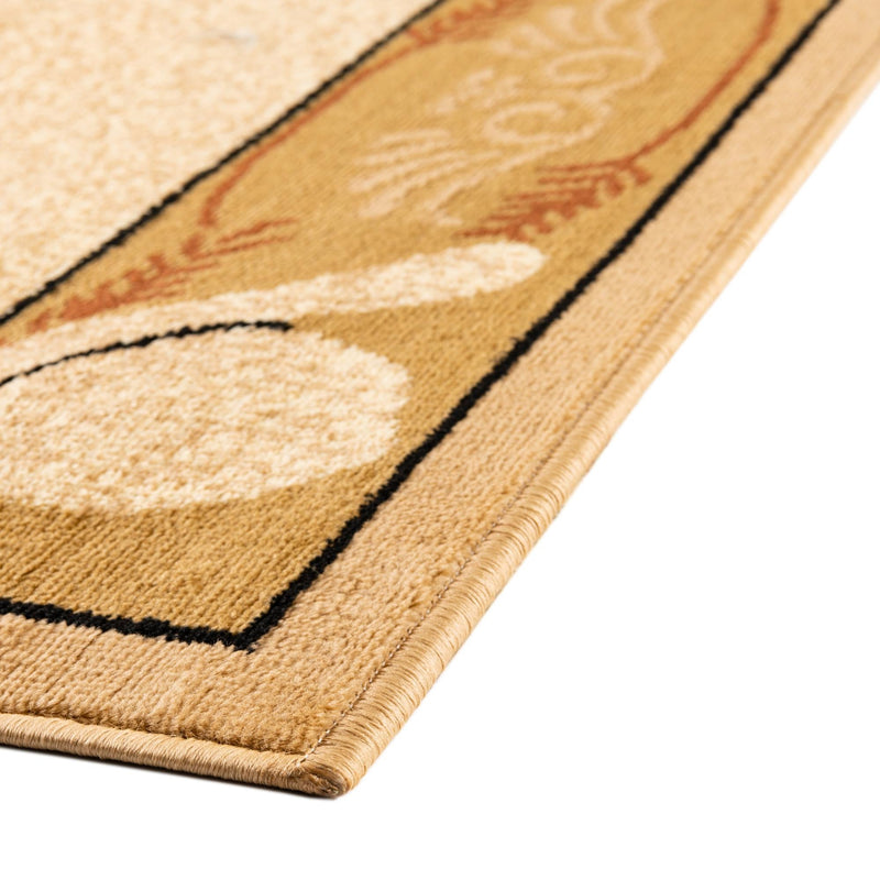 Frontier Trails Collection Area Rug - Redwood Rectangle Ivory Brown  lifestyle 13
