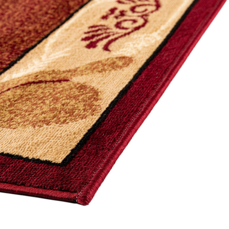 Frontier Trails Collection Area Rug - Redwood Rectangle Red  lifestyle 25