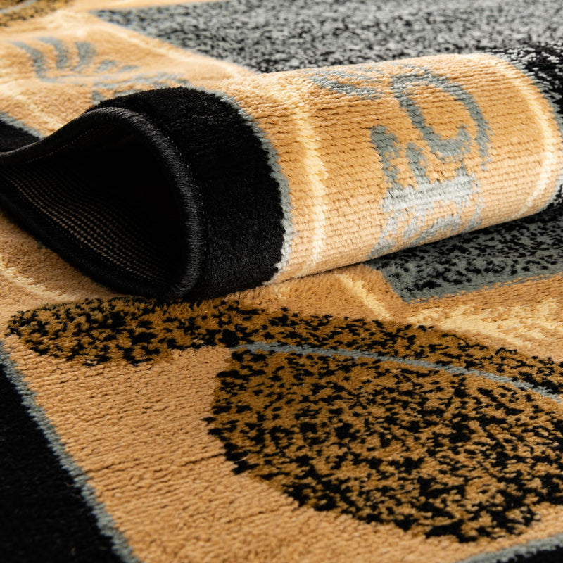 Frontier Trails Collection Area Rug - Redwood Rectangle Blue  lifestyle 22