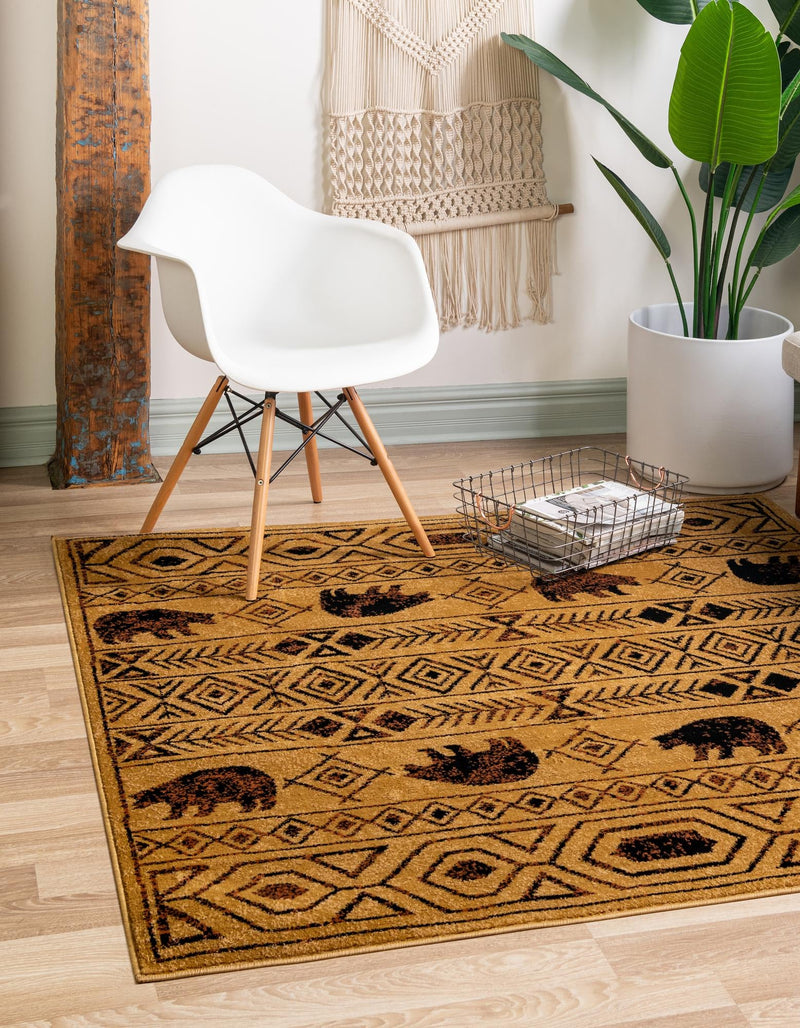 Frontier Trails Collection Area Rug -  Sedona Square Cedar  lifestyle 41