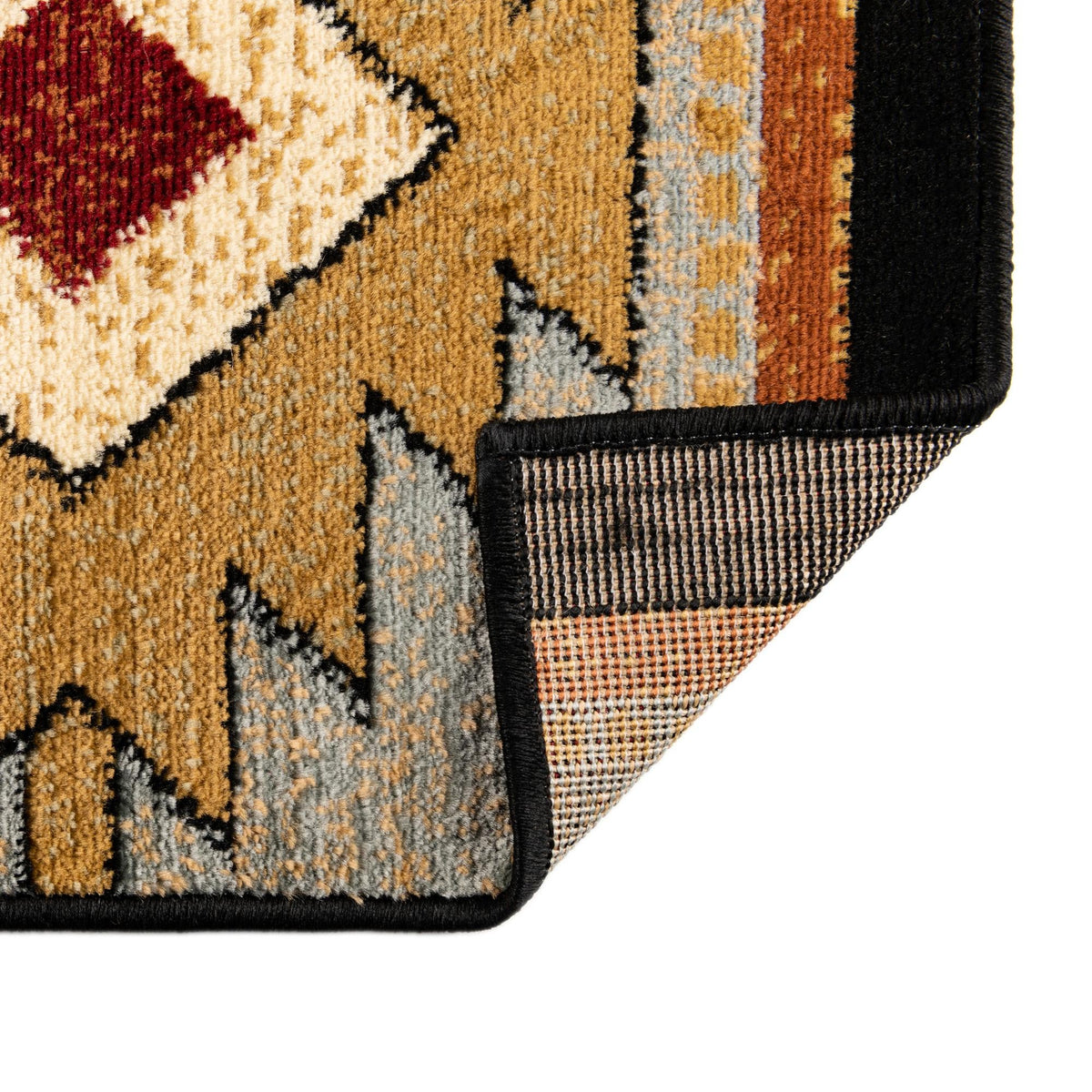 Frontier Trails Collection Area Rug -  Evergreen Rectangle Red  lifestyle 25