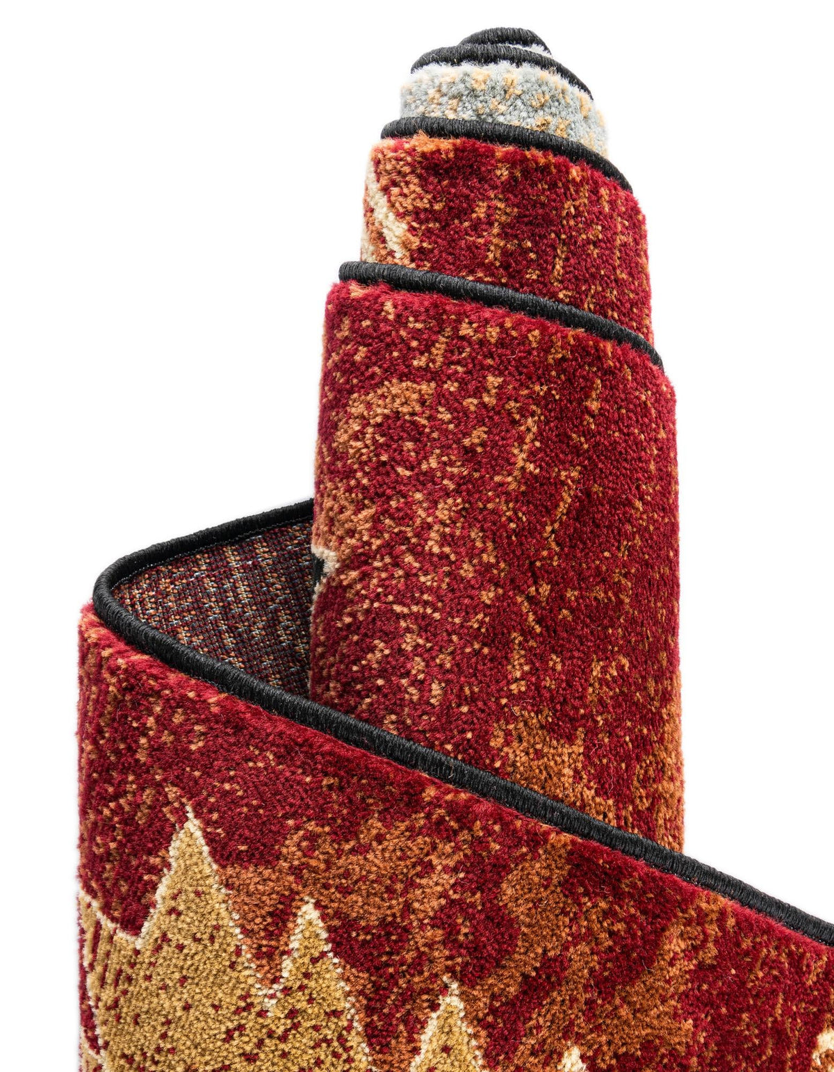 Frontier Trails Collection Area Rug -  Evergreen Rectangle Red  lifestyle 29