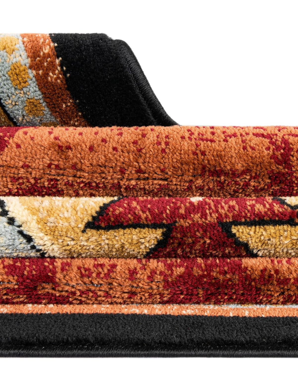 Frontier Trails Collection Area Rug -  Evergreen Rectangle Red  lifestyle 32