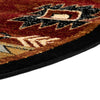 Frontier Trails Collection Area Rug -  Evergreen Round Red  lifestyle 63