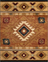 Frontier Trails Collection Area Rug -  Evergreen Rectangle Brick  lifestyle 3