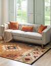 Frontier Trails Collection Area Rug -  Evergreen Rectangle Brick  lifestyle 12