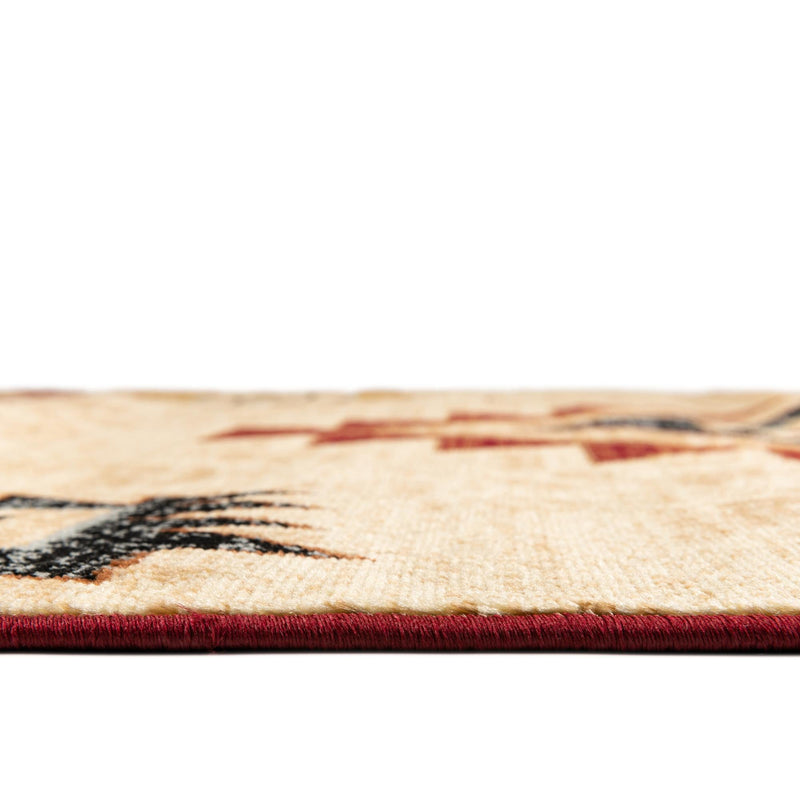 Frontier Trails Collection Area Rug -  Evergreen Square Ivory  lifestyle 53