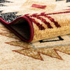 Frontier Trails Collection Area Rug -  Evergreen Square Ivory  lifestyle 59