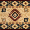 Frontier Trails Collection Area Rug -  Evergreen Square Ivory  lifestyle 30