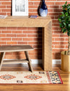 Frontier Trails Collection Area Rug -  Evergreen Runner Ivory  lifestyle 48