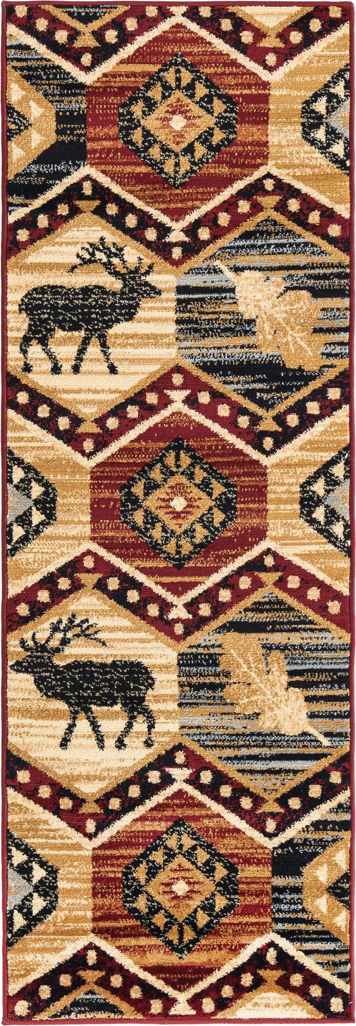 Frontier Trails Collection Area Rug -  Mesa Runner Multi  lifestyle 49
