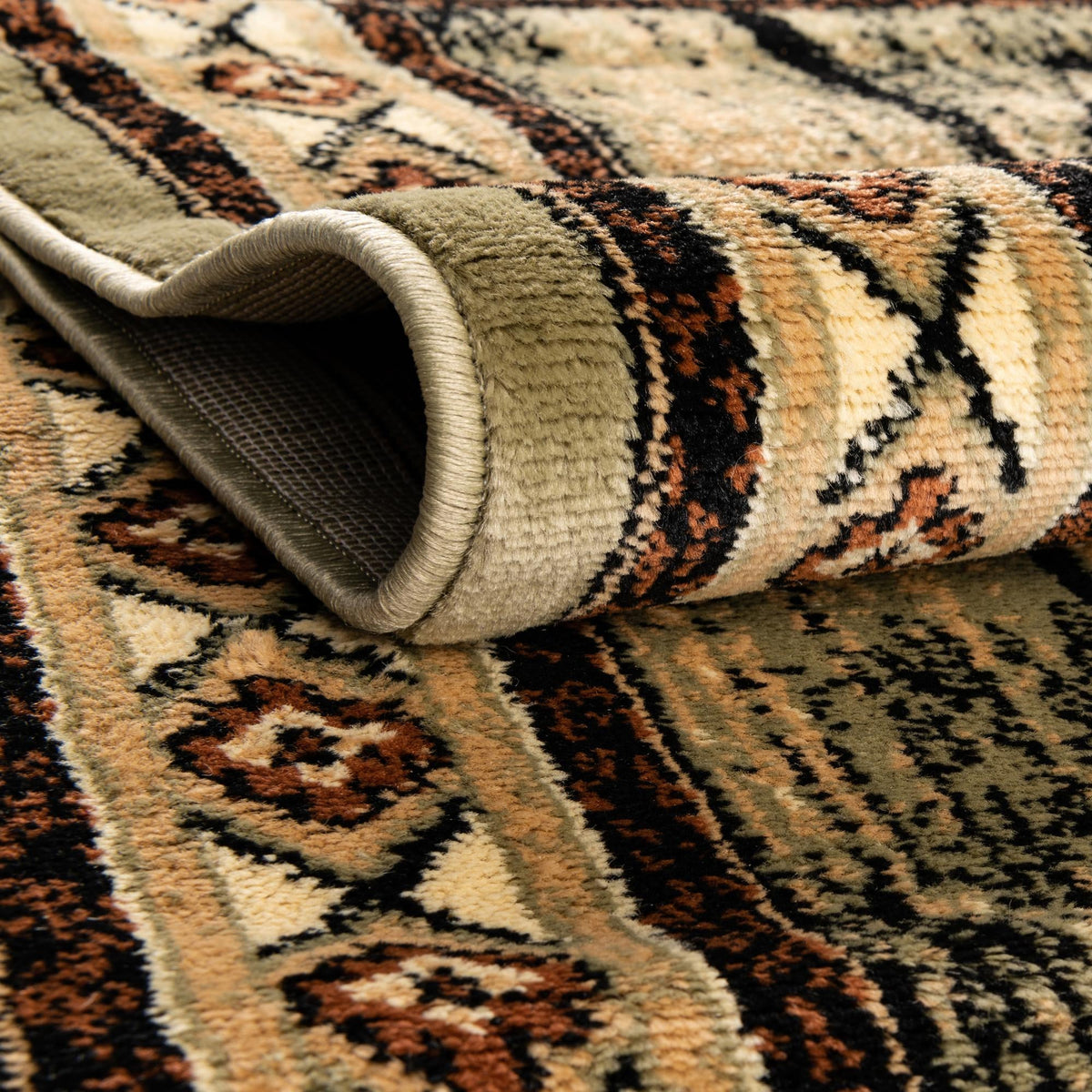 Frontier Trails Collection Area Rug -  Hickory Rectangle Green  lifestyle 12