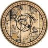 Frontier Trails Collection Area Rug -  Hickory Round Green  lifestyle 21
