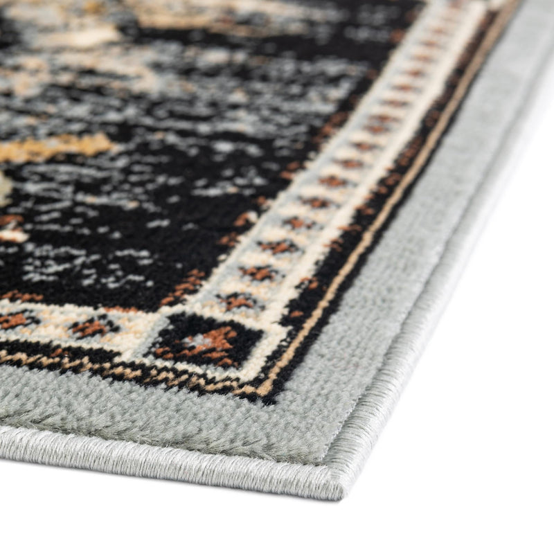 Frontier Trails Collection Area Rug -  Hickory Runner Blue  lifestyle 55