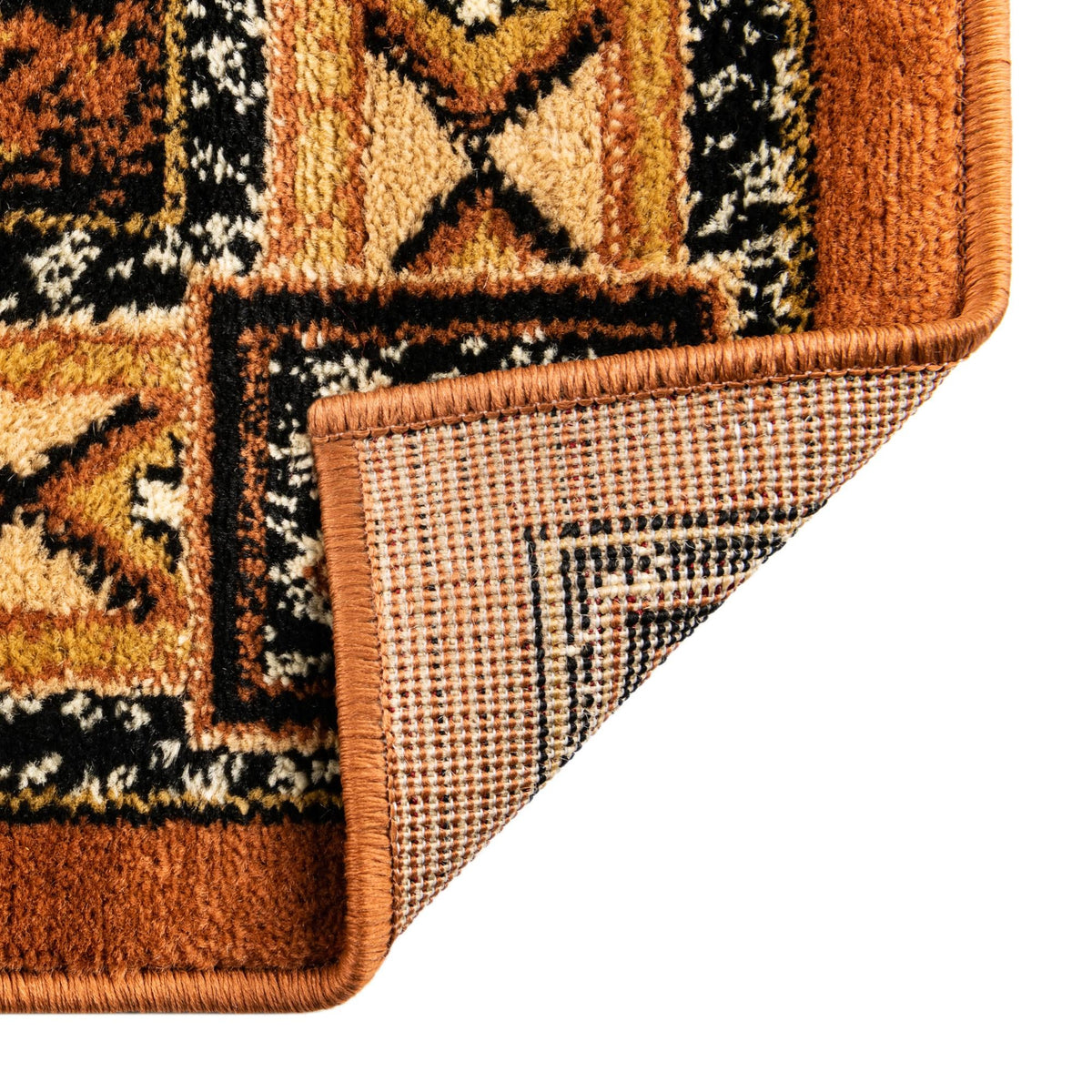 Frontier Trails Collection Area Rug -  Hickory Rectangle Walnut  lifestyle 27
