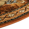 Frontier Trails Collection Area Rug -  Hickory Round Walnut  lifestyle 79
