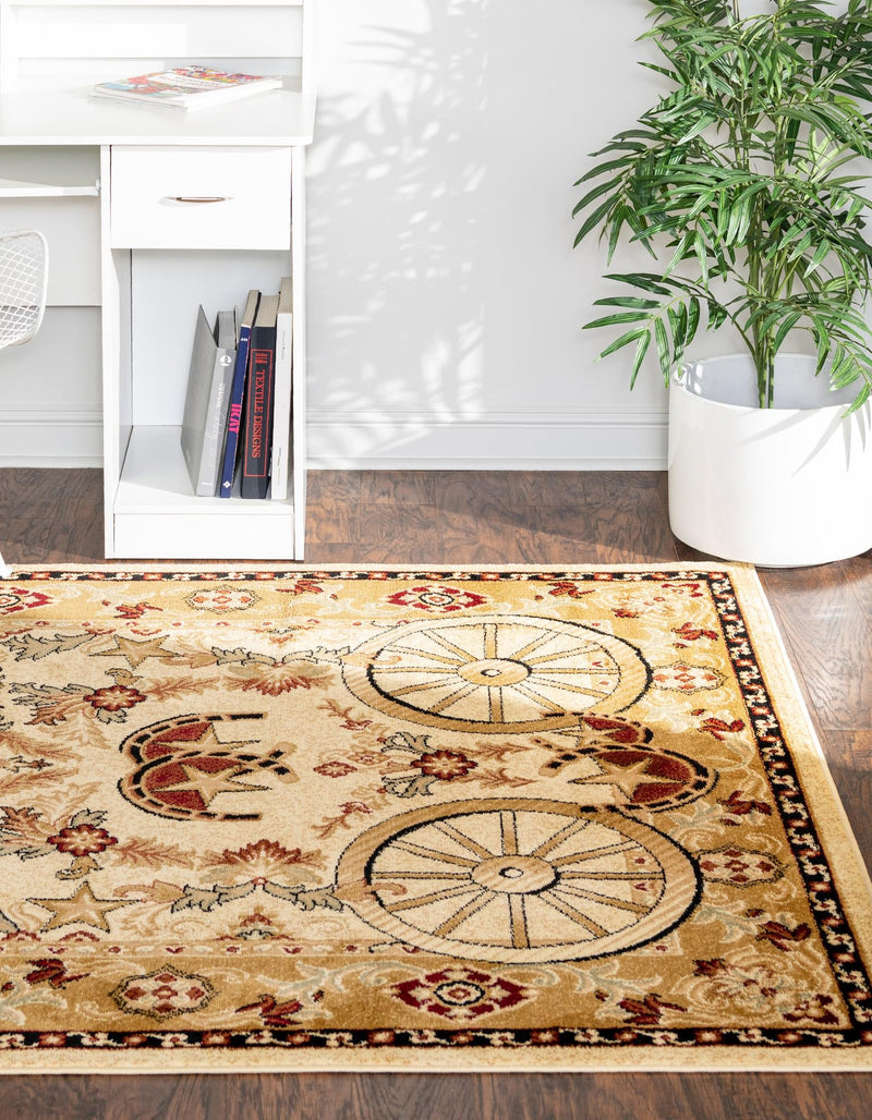 Frontier Trails Collection Area Rug -  Onyx Rectangle Ivory  lifestyle 4